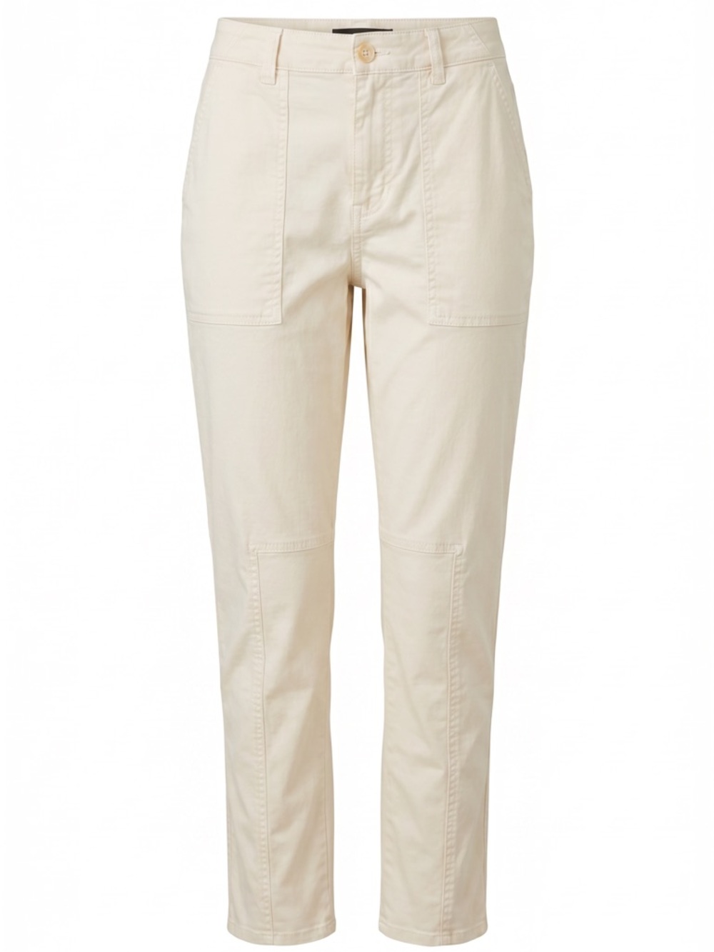 Banana Republic Cream Utility Patch Pocket Pants Size 12 Cotton Business Coastal